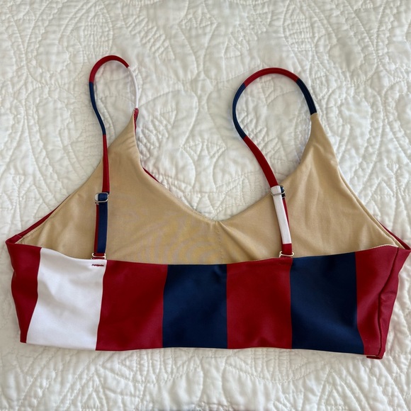 Albion Liberty Stripe Top and Hipster Bottoms Size Medium - Picture 5 of 10